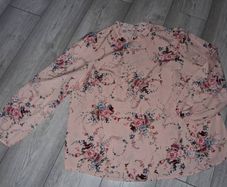 Elegant Dressy Floral Print Puff Sleeve Blouse - Size - 1XL - RRP - 18.92