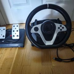 Genesis Seaborg 400 Gaming Steering Wheel & Pedals original box included great for a gift