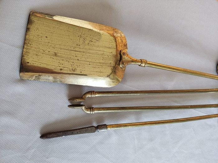 Antique Brass companion set