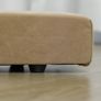 Foldable Balance Beam, Non-slip, Suede Cover, Sturdy Wood, 210 x 10 x 6.5 cm, Brown Image 5