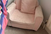 lucy and me toddler armchair pink