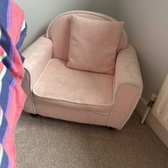 lucy and me toddler armchair pink