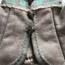 Girls Monsoon furry lined brown floral embroidery gilet body warmer Image 4