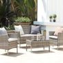 4-Piece Rattan Garden Chair Furniture Set Image 6