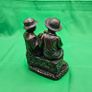 Genesis Fine Arts W1 Puppy Love Boy & Girl Bronze Figurine Ornament Image 9