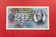 Switzerland. 20 Franken  1970  Pick 46. ( Uncirculated )