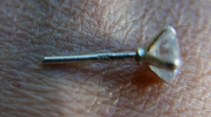 Vintage Sterling Silver 925 Earrings 0,9g