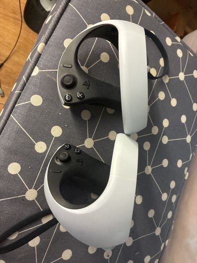 PSVR2 with controllers