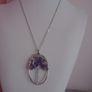 Amethyst Tree of Life pendant. Jewellery, Necklace,February birthstone Image 2