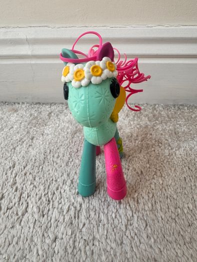 MGA Lalaloopsy Ponies Snap Pea Flower Crown approx. 12 cm. Used Please see photos