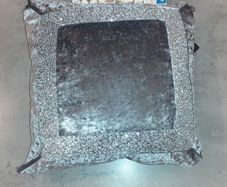 Silver Decorative Cushion