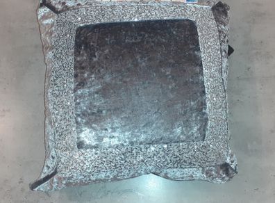 Silver Decorative Cushion