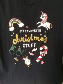 Girls Xmas Top age 8-10 years