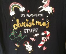 Girls Xmas Top age 8-10 years