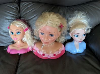 Bundle of 3 Toy Styling Heads