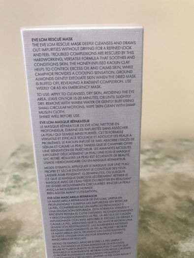 evelom rescue mask Brand new sealed genuine 200ml