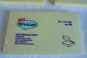 "Stickies" Self Adhesive Notes x 3 for Sale