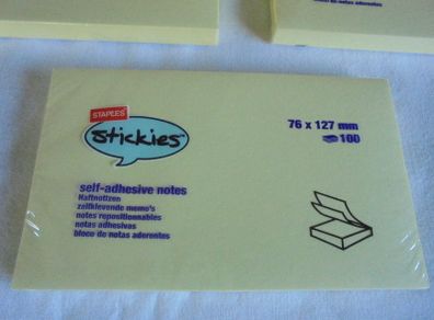 "Stickies" Self Adhesive Notes x 3 for Sale