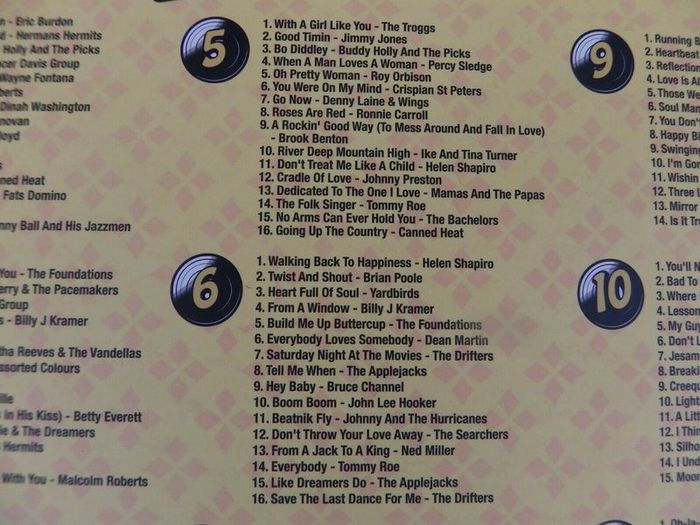 The Fab 60's. 12 CD Collector's Edition. Free Postage!