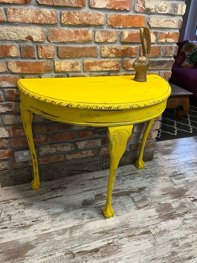 vintage hall table