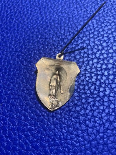 Rare Vintage Lourdes Medal