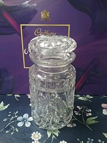 Cut Glass Bonbon Jar