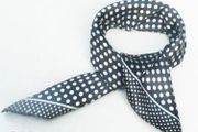 Polka dot print stylish scarf