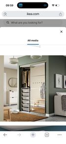 ikea Jonaxel Storage combination, white, 50x51x104 cm