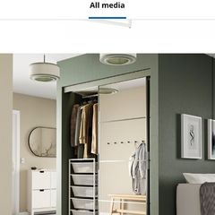 ikea Jonaxel Storage combination, white, 50x51x104 cm
