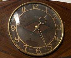 art deco clock Tested & Working