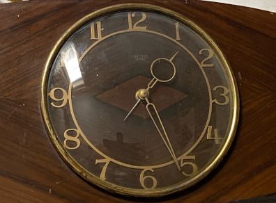 art deco clock Tested & Working