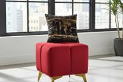 Bubble Cube Pouffe  Velvet Upholstery, Designer Accent Seat