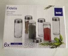 kitchen storage jars for spices or similar