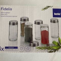 kitchen storage jars for spices or similar