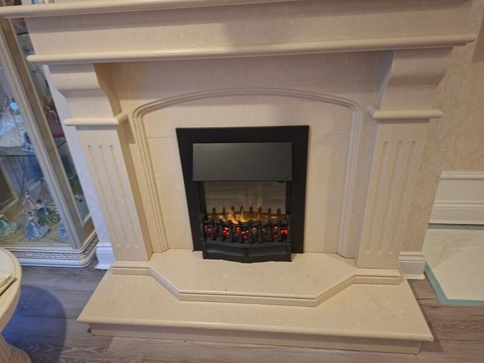 fireplace and electric insert all in great condition