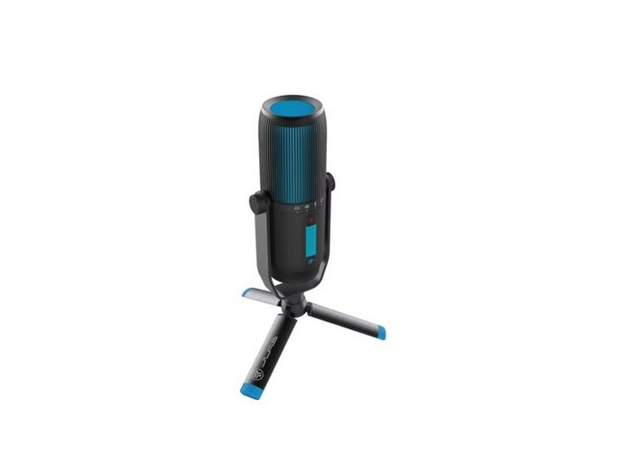 JLab Talk Pro USB Microphone - PC Mic, Podcast, Condenser Streaming Microphone, Gaming & Computer Desk, Plug & Play with USB C, Professional Quality, 4 Directional Pattern Modes, Volume Control