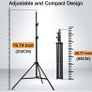 Green Screen Background with Stand 2x2M/6.5x6.5Ft,1.5 x2M GreenScreen Photography Backdrop Kit for Gaming,Photo Studio,Stream,Chroma Key (FREE POSTAGE) Image 2