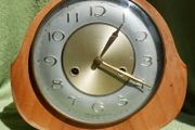 Vintage SMITHS Chiming Mantle Clock Mechanical  (works well)