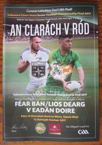 2017 Rhode v Clara - Offaly GAA Senior Football Club Final Programme
