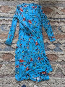 LK Bennett wrap long dress