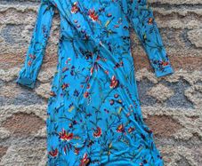 LK Bennett wrap long dress