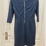 Navy Savida Size 12 3/4 Sleeve Dress Image 7