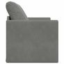 Folding Sofa Bed Dark Grey 122 x 70 x 60 cm Velvet Image 5