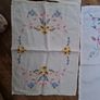 vintage embroidered tray cloths Image 4