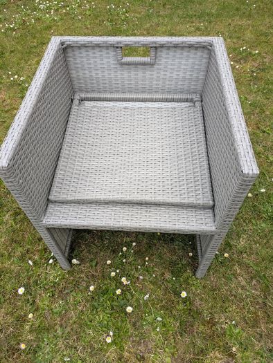 Rathwood wicker garden chairs