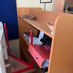 two bookcases