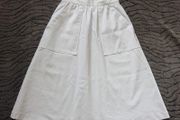 Zara White Skirt. Size 6-8