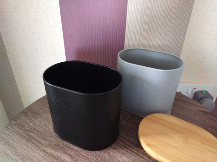 Set of x2 Kitchen Storage Tins