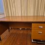 Large Sturdy Office Desk with 2 deep drawers Image 2