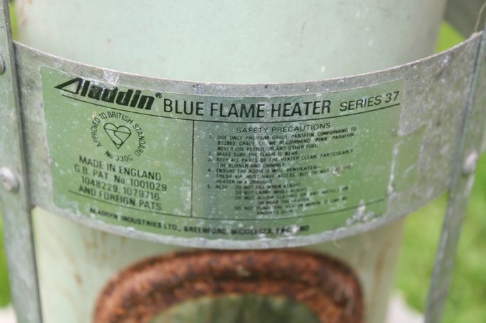 Vintage Original Aladdin Blue Flame Paraffin Heater Series 37